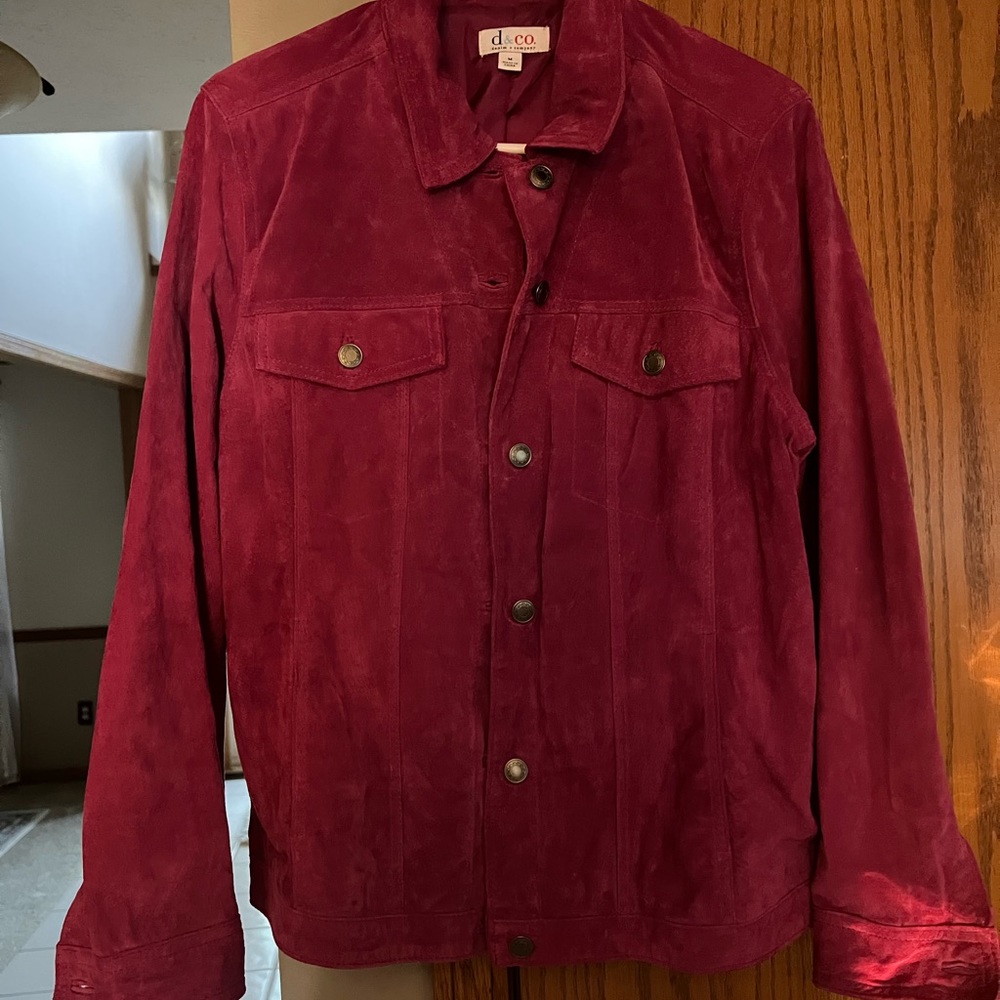 Washable suede jacket
